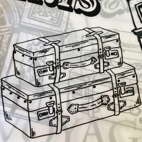 Black Paris Peva Shower Curtain French Pastries - Picture 7 of 14